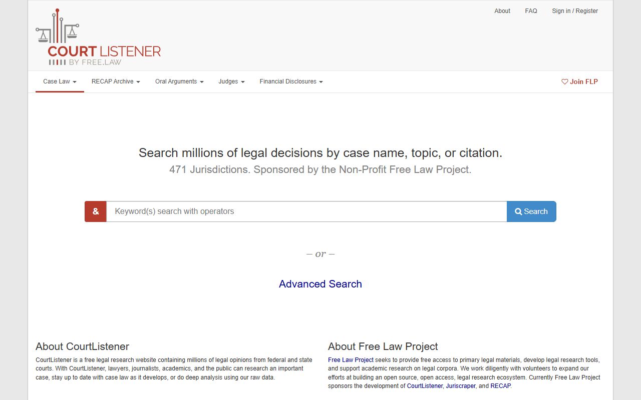 Warren County court records federal case lookup through CourtListener