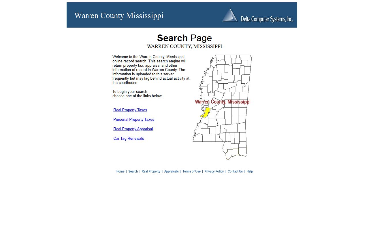 Warren County probate records online property tax and appraisal search portal